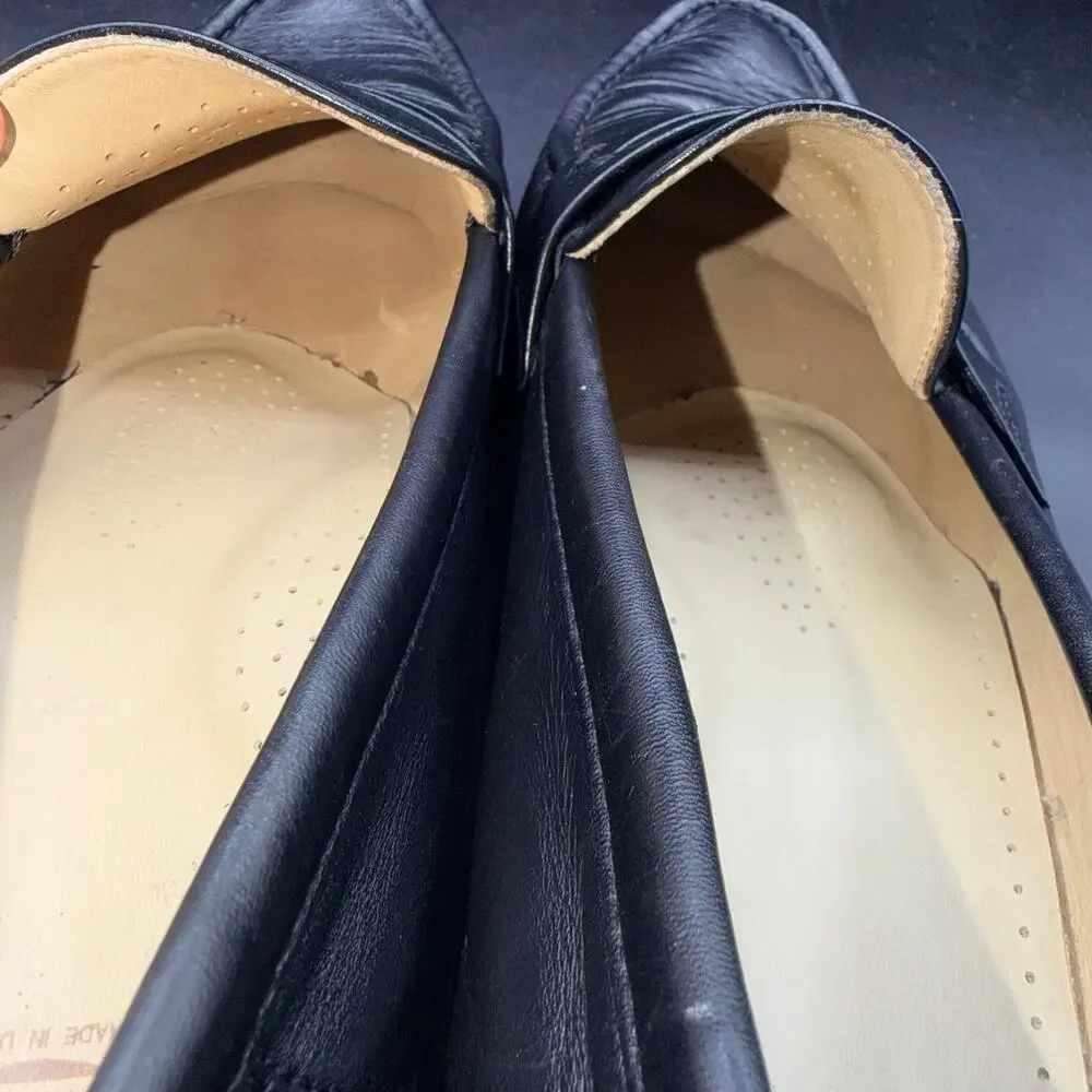 SAS Black Leather Penny Loafers Comfort Slip On Shoes Men’s 11M